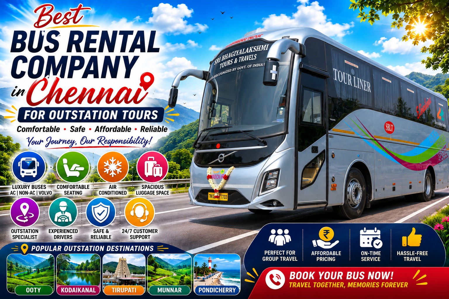luxury bus rental services in chennai